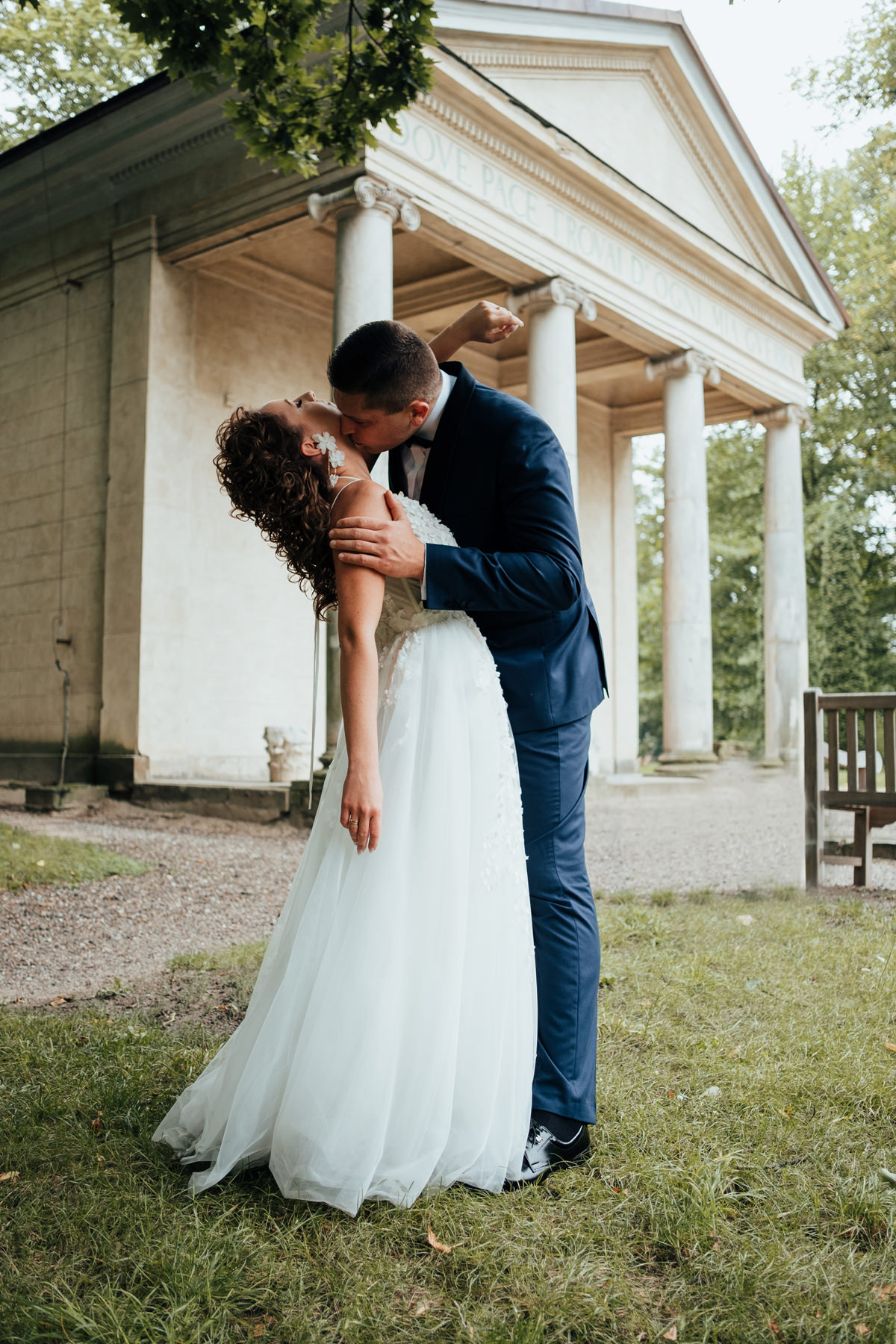 sesja plenerowa straz pozarna park romantyczny arkadia fotograf pabianice