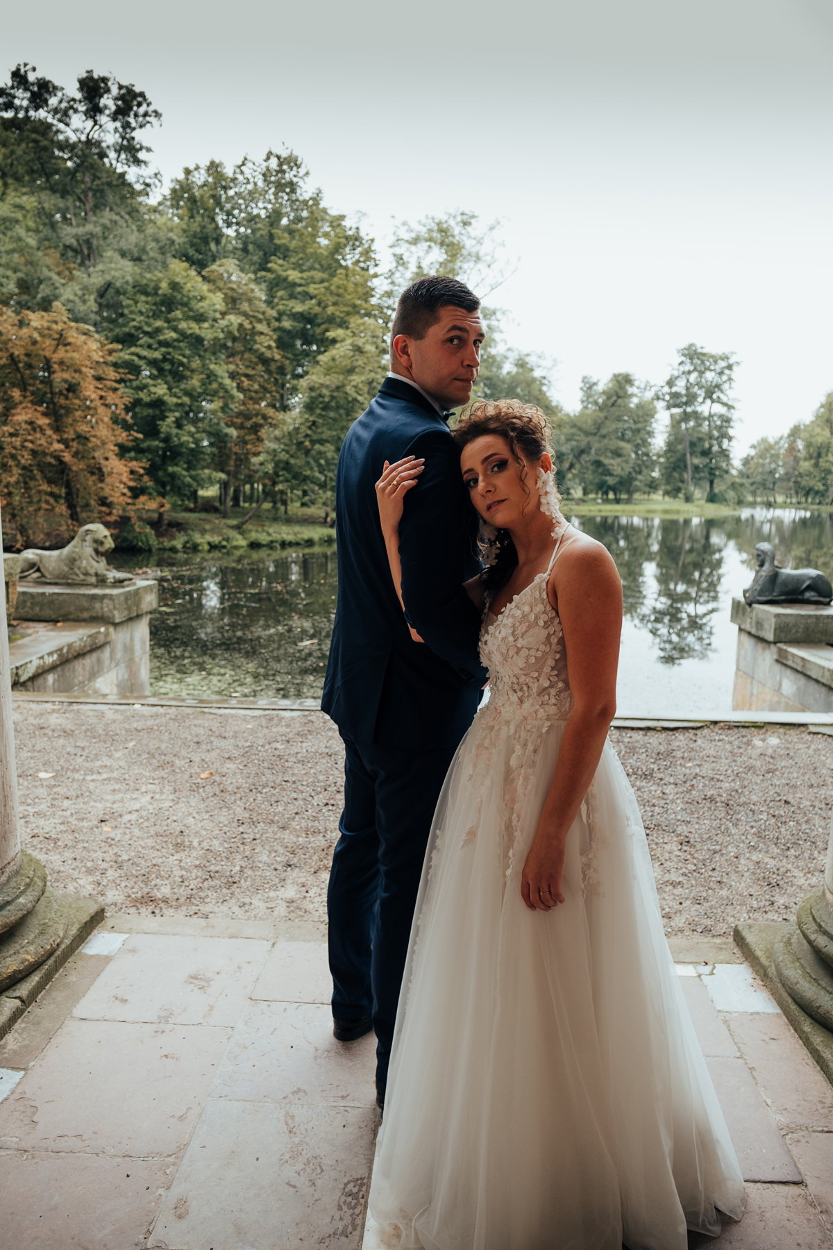 sesja plenerowa straz pozarna park romantyczny arkadia fotograf pabianice